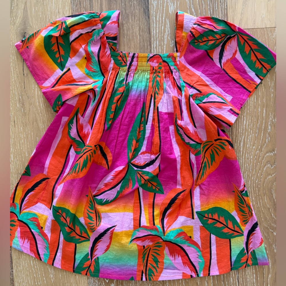 Girls Beach Riot Tropical dress/ tunic top